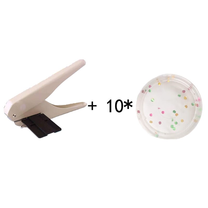 Reliure combinaison champignon trou t-type perforateurs artisanat 23/24mm liant en plastique disque papier pour bricolage Cutter feuilles mobiles bureaux Station: Pink-24mmA