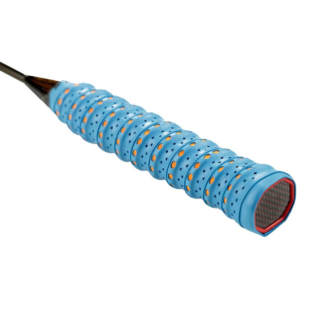 5 Kleuren Racket Grip Tape Kiel Rib Antislip Super Absorptie Racket Overgrip Zweetband Voor Badminton, tennis, Fiets Csv: Sapphire Blue