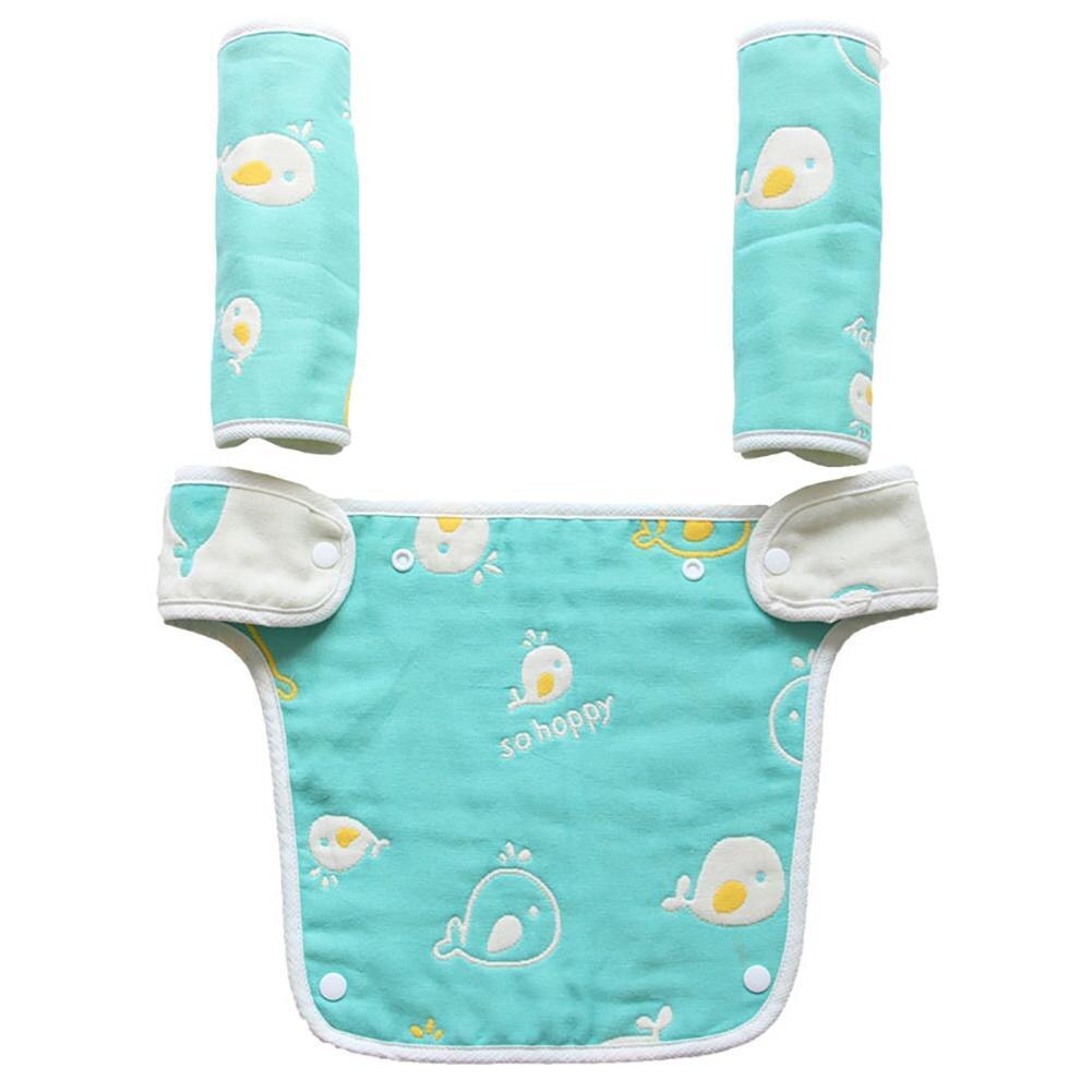 3 teile/satz Baby Taille Hocker Sabbern Zahnen Reversible Baumwolle Pad Multi-funktion Baby Strap Abendessen Bib: gf0171108