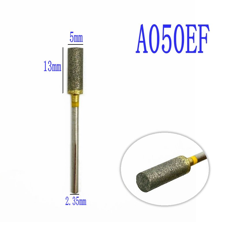 Fuly- Sintered Diamond HP Polisher Grinder for Polishing Trimming Drill 2.35mm Shank Dental HP Polishing Burs: A050EF