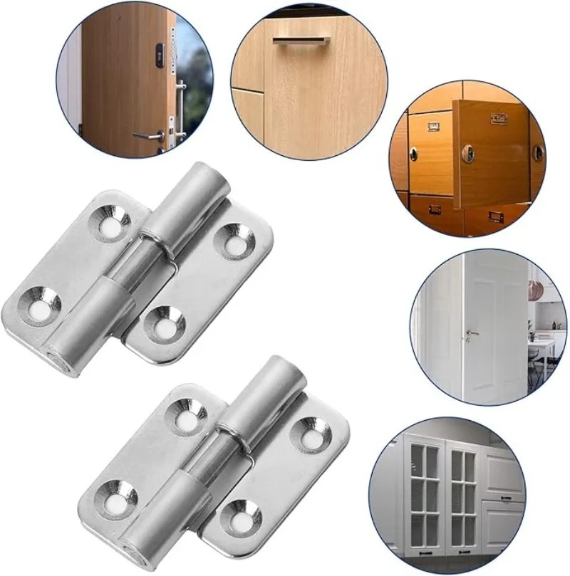 1-10Pcs Detachable Hinge Slip Joint Flag Lift Off Stainless Steel Removable Swing Hinge for Home Cabinets Wardrobes and Doors