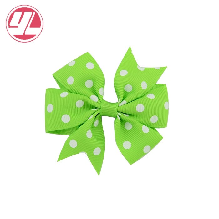 Stip 3 inch kinder grosgrain lint strikken met clip boutique strikken doe-het-zelf haaraccessoires voor babymeisjes 592: 20