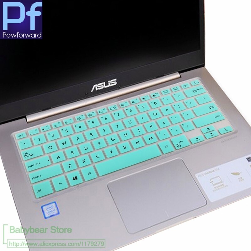 laptop Keyboard cover protector skin For ASUS ZenBook 14 UM431DA UM431D um433d um433da UM431 UM433 DA UM 431 433 D DA 14 inch: whiteblue