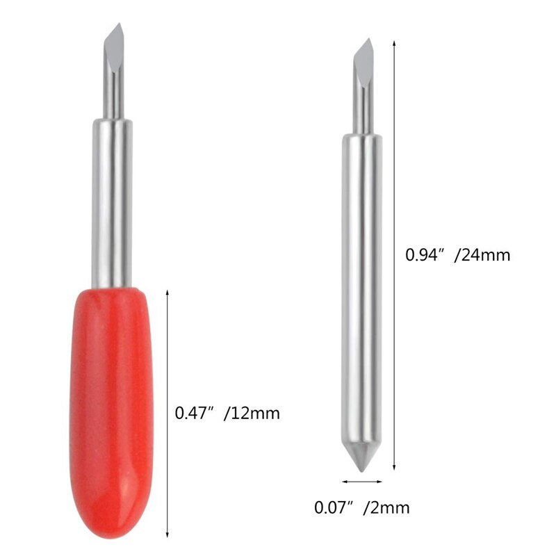 50Pcs Cutting Blades for Explore Air 2 Plotter Vinyl Cutter Blades Lettering Blade Cutting Replacement Blades for Cutting Machin