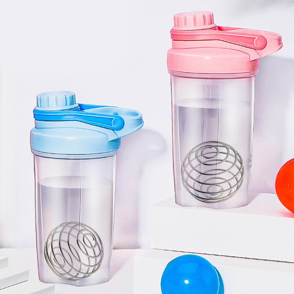 Stainless Steel Whisk Ball Mixed Shaker Bottle Protein Fitness Water Bottle Juice Milk Mixer Mixing Bar Drink Gadgets Set 1/5Pcs