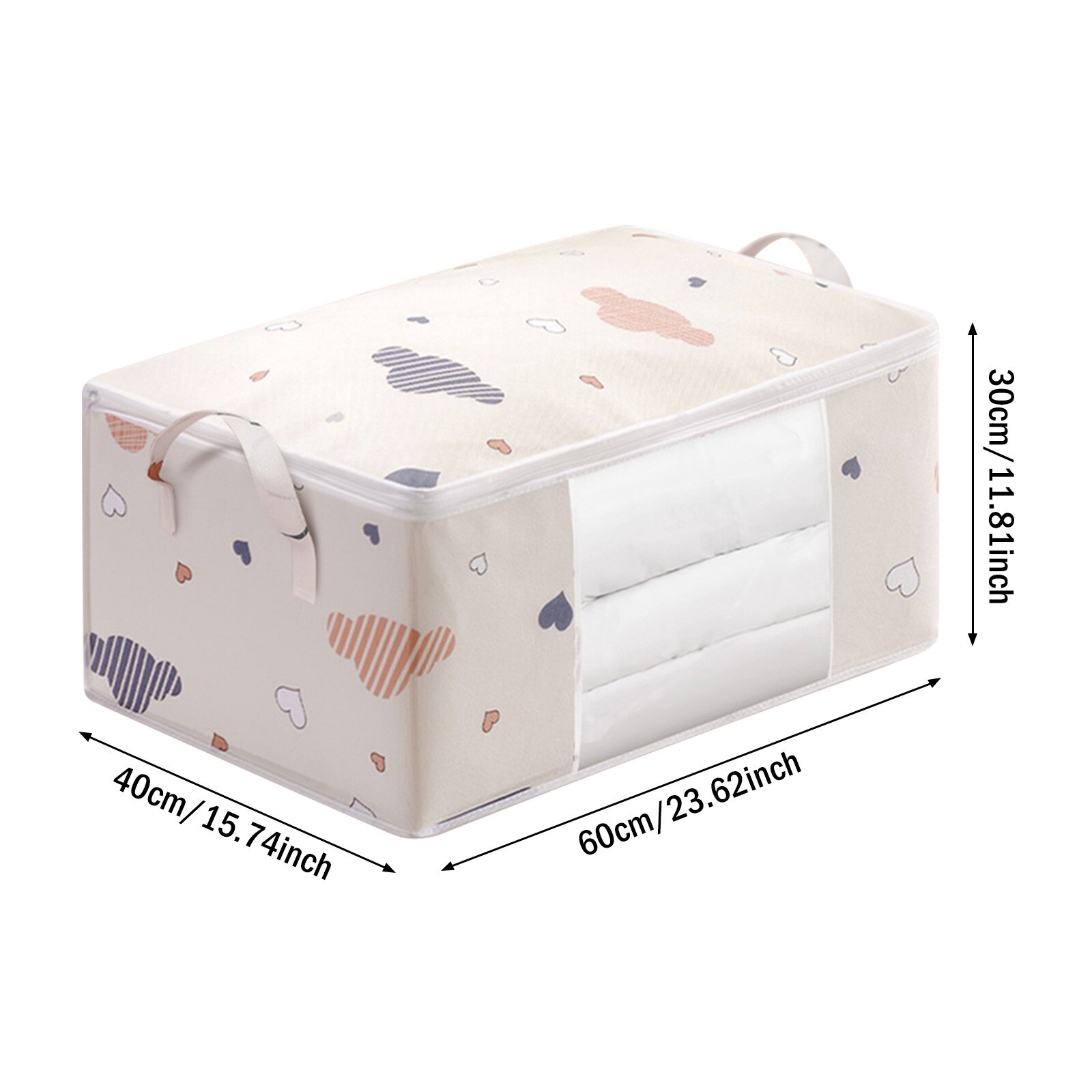 Quilt Luggage Organizer Wardrobe Organizer Waterproof Clothes Storage Bag Closet Organizer Suitcase Organizer Home Accessories: L