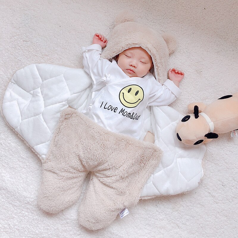 Pigiama neonato carrettiere neonata abiti da notte la trapunta è ispessita in autunno inverno la trapunta è vestiti ispessiti: ka / 0-3 months