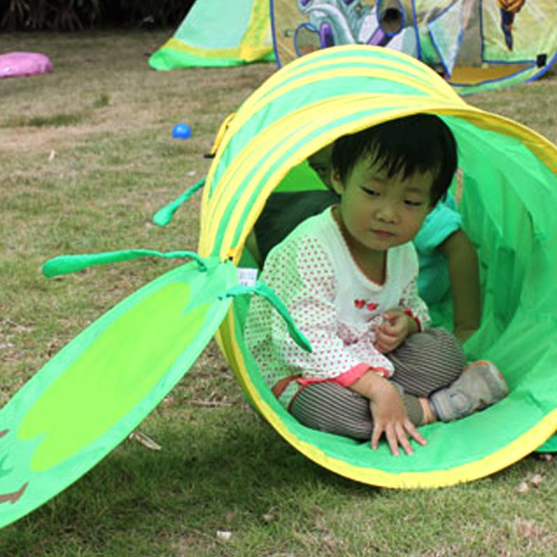 Tiere freundlicher Tunnel drinnen draussen freundlicher Spielen Zelt freundlicher Zelt Ebene Krabbeln Spiel Baby Tunnel Spielzeug draussen Spaß Zufällig farbe