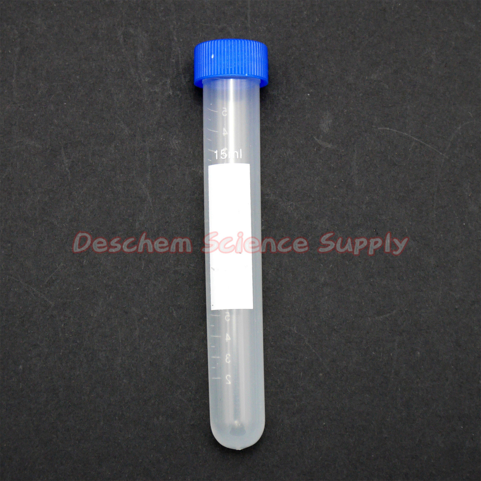 10pcs 15mL Plastic Centrifuge Test Tube With Screw Cap Round Bottom