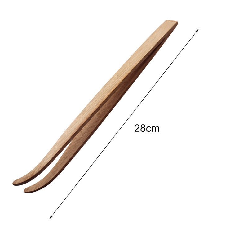 28cm extra långa träpincett för skäggiga drakar ödlor geckos matmatare multifunktionell träpincetttillbehör: 28cm