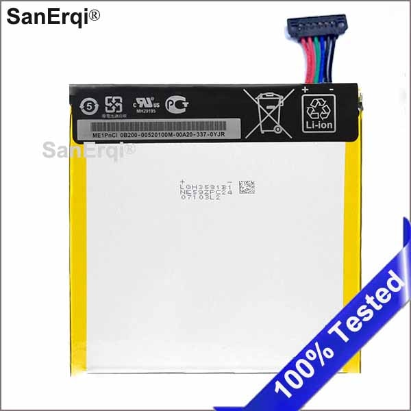 3950 mAh C11P1304 Comprimidos de Substituição Da Bateria Para Asus PAD MEMO HD 7 ME173X HD7 ME173 K00B BatteriesSanErqi de Polímero de Lítio