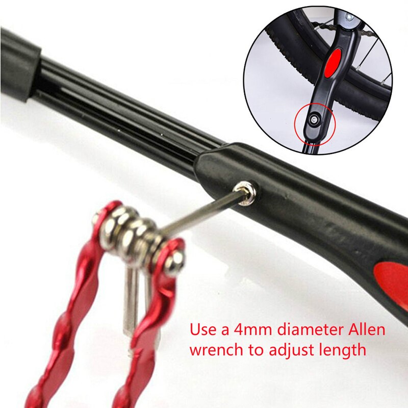 Middle Bike Stands Kickstand Aluminum Alloy Adjustable Parking Racks Mountain Bicycle Side Support Cycling Part for 20 24 26MTB