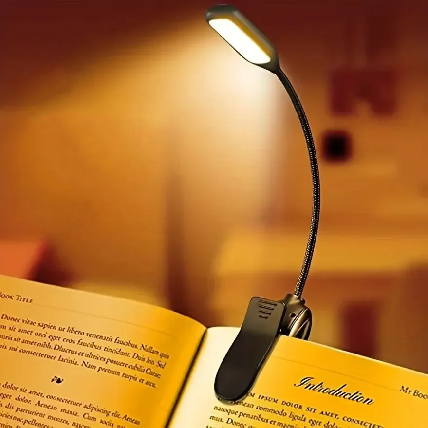 LED-boekleeslamp Minilamp Oplaadbaar boeklicht Lezen in bed Oogzorgzaam Verstelbaar Helder leesgereedschap voor kinderen Cadeau