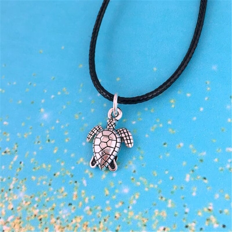 Collar de gargantilla de tortuga, joyería de tortuga de mar para collar de hombre, joyería de playa, de sealife, collar unisex, gargantilla de océano