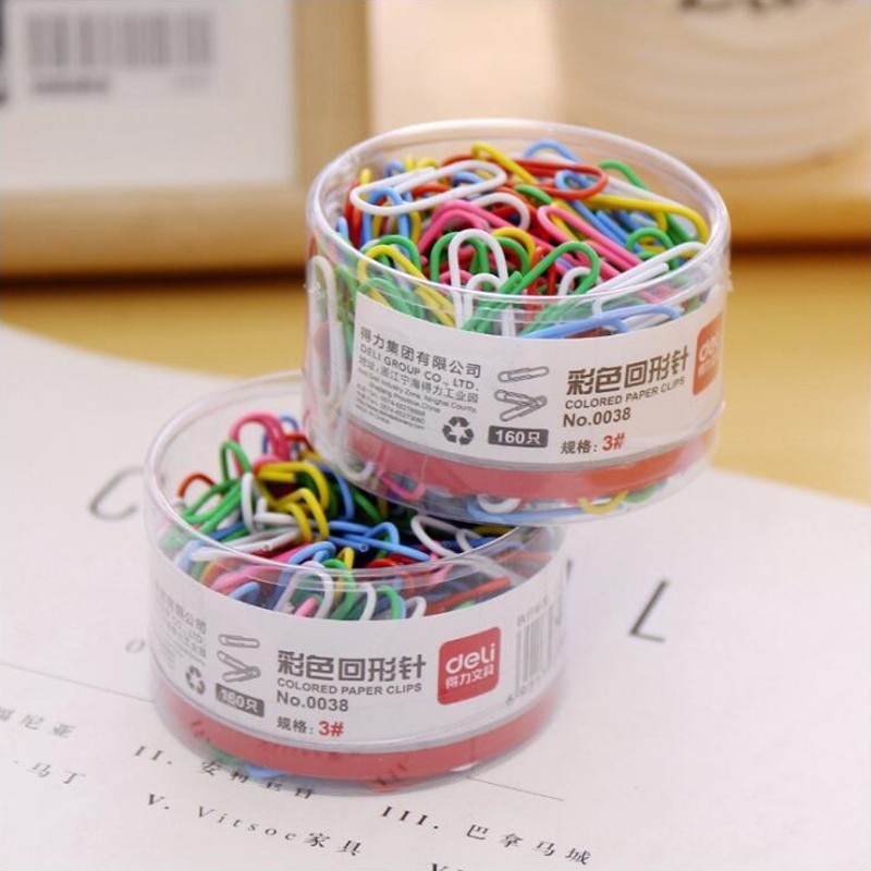 Farbige Papier Clip Metall Material Büro Schreibwaren Und Schule Liefert 20 teile/beutel