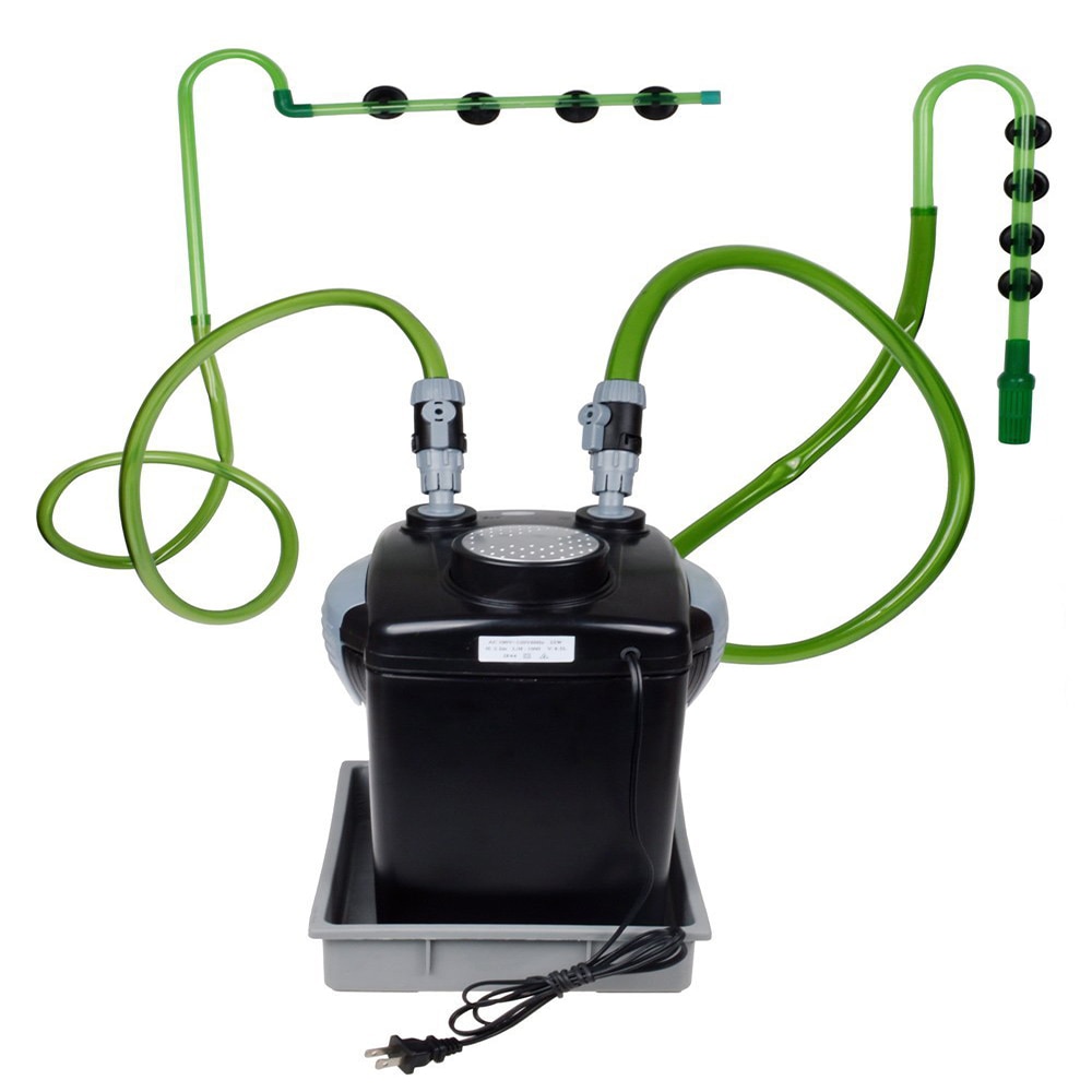 NCFAQUA JEBO 835 3 Bühne Externe Aquarium Kanister Filter für 300 Liter Marine Aquarium Salzwasser Riff Filtration 22 W 1000L/h: Default Title