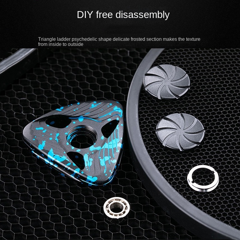 Całkowicie metalowy kamuflaż Phantom Hand Spinner zabawki dla chłopca palca obracanie EDC prezent dekompresji Puzzle