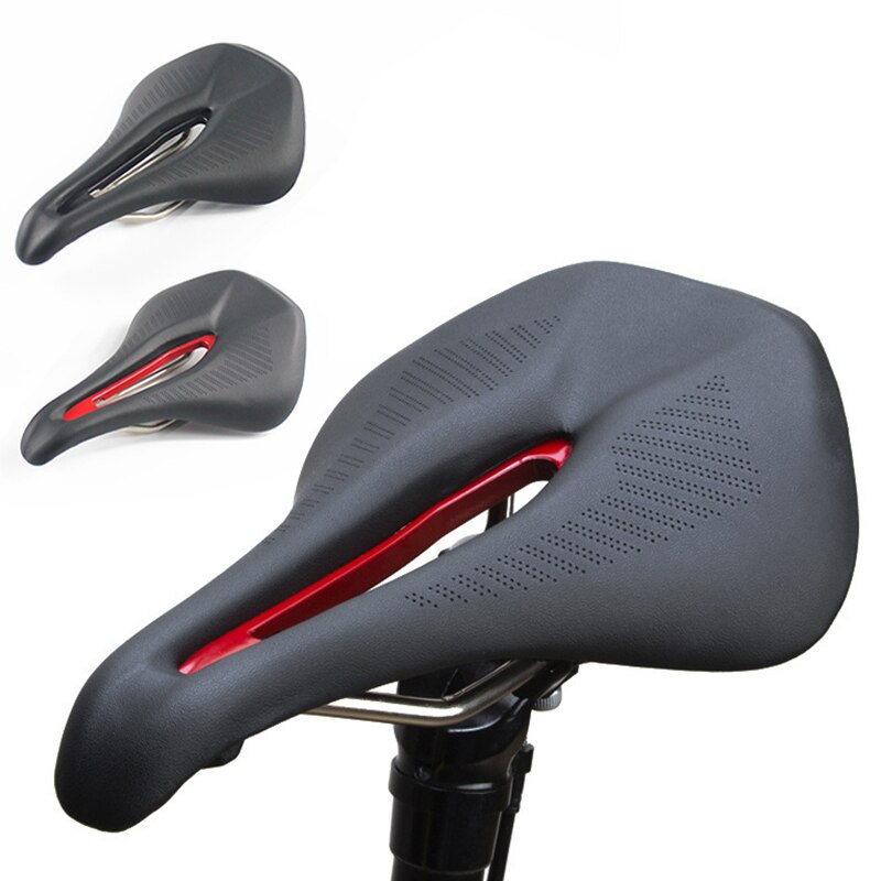 Promend sd -576 holle fietszadel tijdrit triatlon race mtb zadel ultrazacht vezelleer