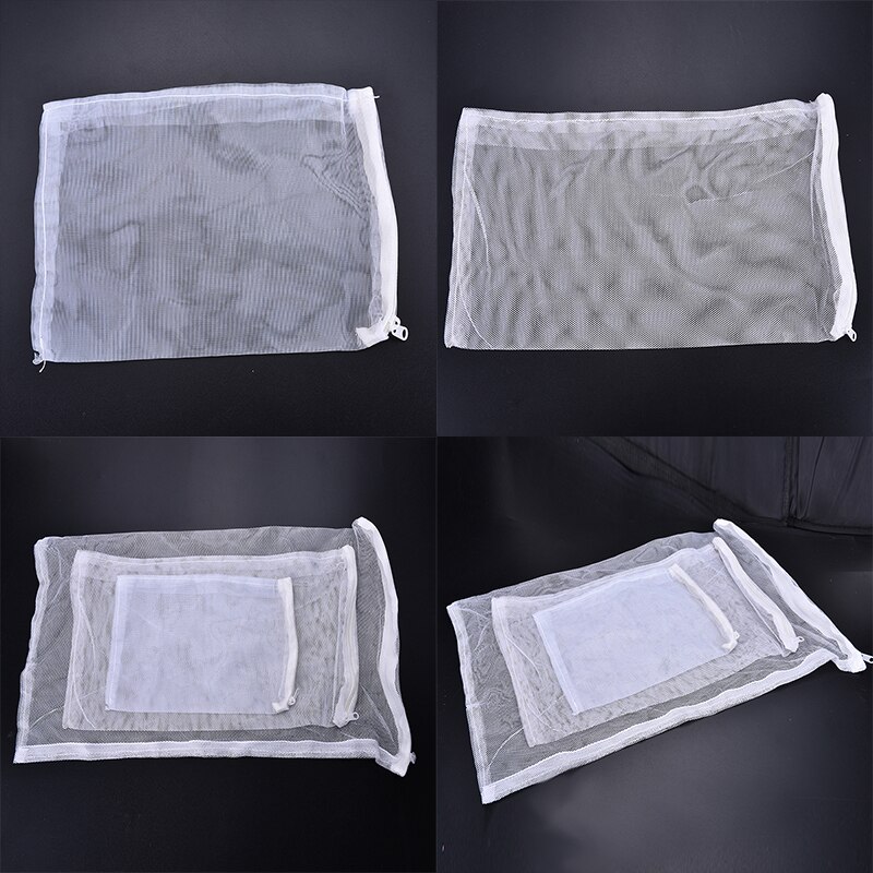 5 stücke Filter Filterung Socke Sumpf Mikron Aquarium Marine Riff Gittergewebe Tasche Tasche Fisch Panzer Postleitzahl Filter Reißverschluss Netz Gittergewebe