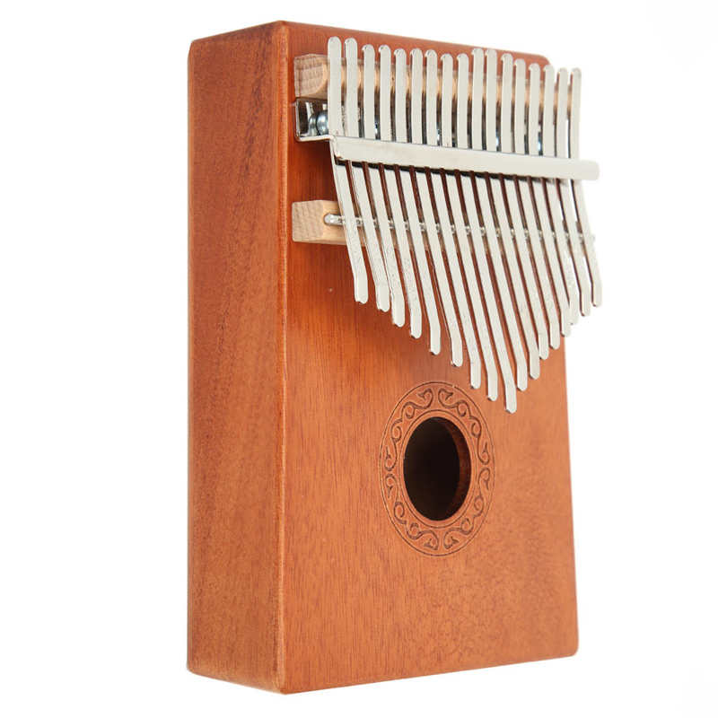 Music Instrument Educational Toy 17 Key Kalimba Thumb Piano Mahogany Mini Portable Musical Instrument Toy Birthday Keys