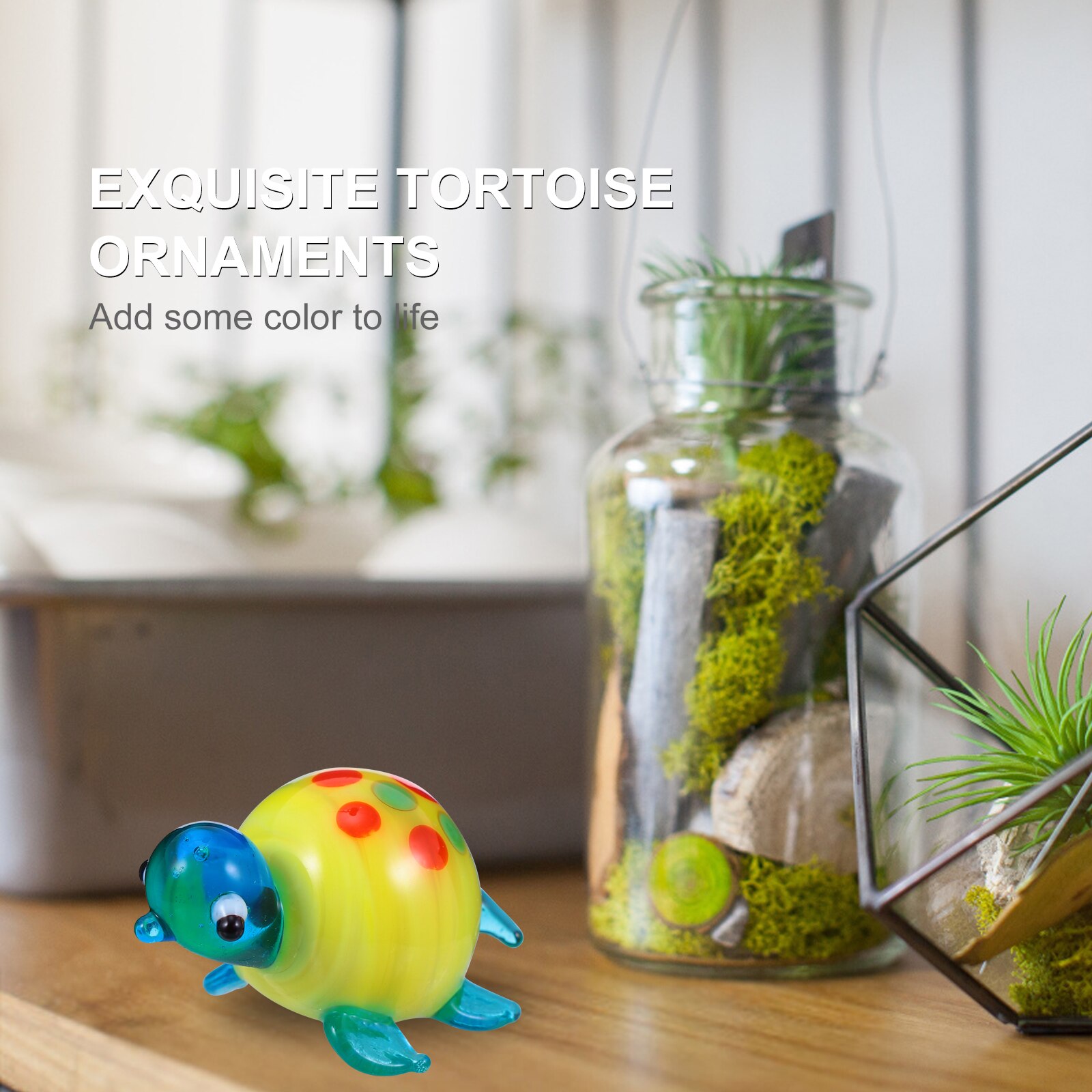 Sea Turtle Garden Bonsai Decoration Miniature Glass Craft Ornaments