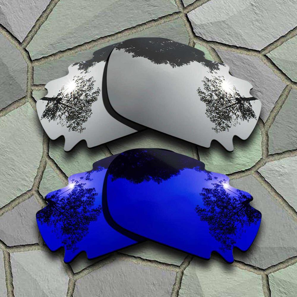 Okulary przeciwsłoneczne spolaryzowane wymienne soczewki do Oakley Jawbone Vented-odmiany: Chrome-Violet Blue