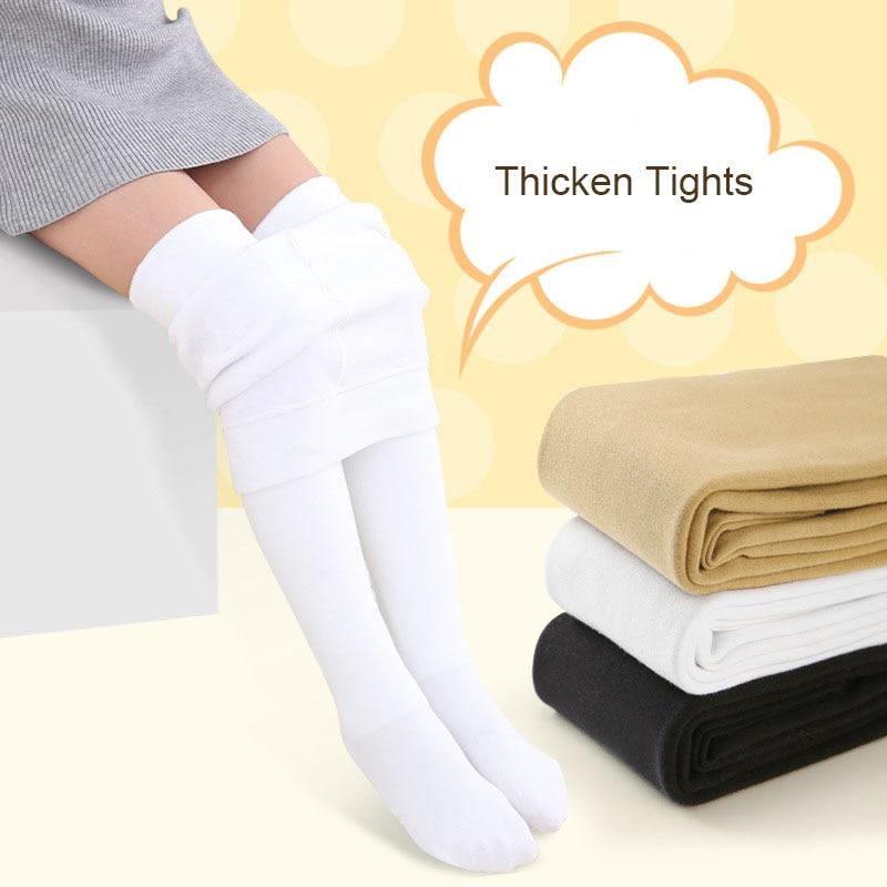 Winter Herfst Warm Dikker Meisjes Panty Voor Baby Meisjes Kleding Kinderen Katoen Kousen Solid Kids Baby Panty Broek