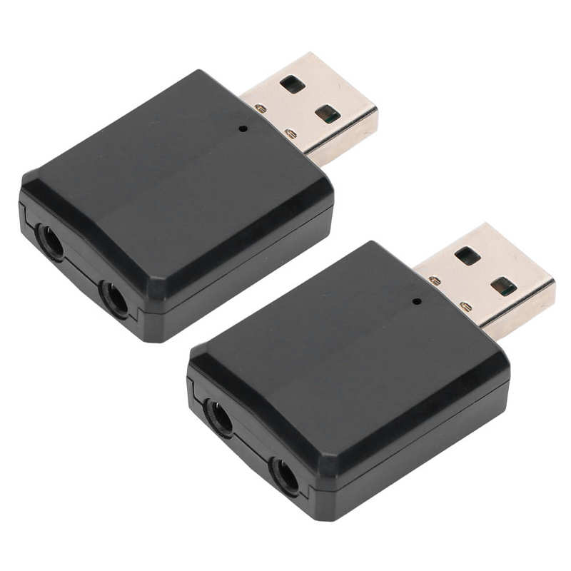 Wireless Audio Adapter 5.0 Audio Transmitter Receiver 2 in 1 Adapter for TV Car Computer Receiver