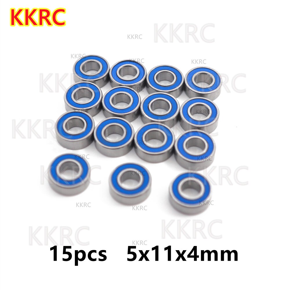 Full Set Bearings 5x11x4mm 5x8x2.5mm For 1/10 RC Car Traxxas Rustler Bandit Slash 2WD: 15pcs big