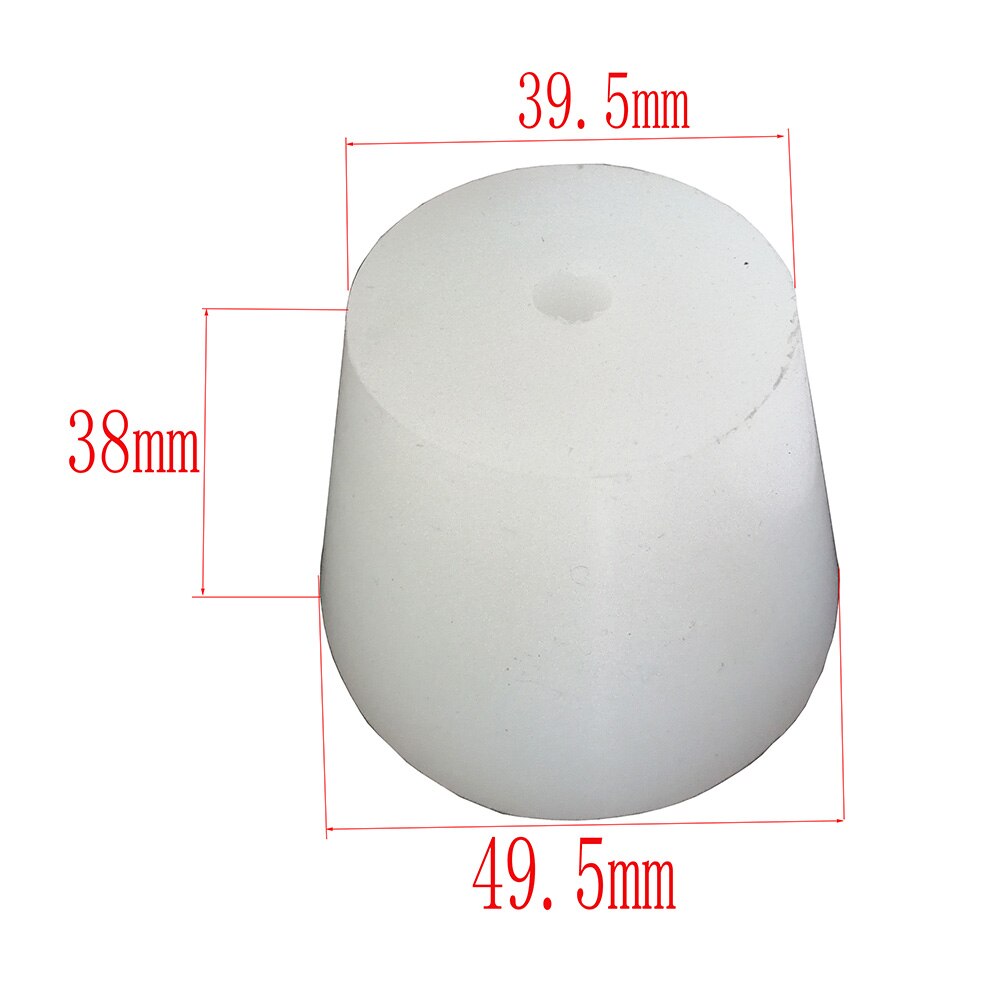 3 #-14 # siliconen Plug Met Gat voor Luchtsluis Waskolf Brouwen Wijn Food Grade Siliconen Rubber Stop: size10