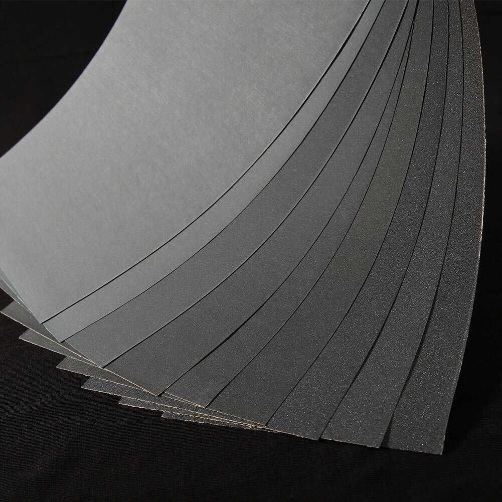 Wet Dry Sandpaper Sheets 400/600/800/1000/1200/1500/2000/2500# Polish