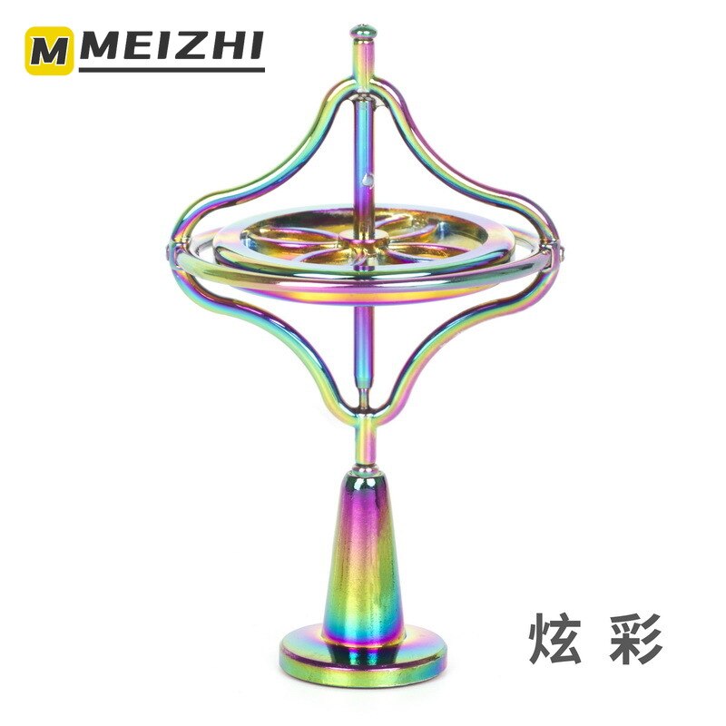 Lichtgevende Licht Metalen Kleurrijke Spinner Hand Spinner Vingertop Tol Gloeien In Het Donker