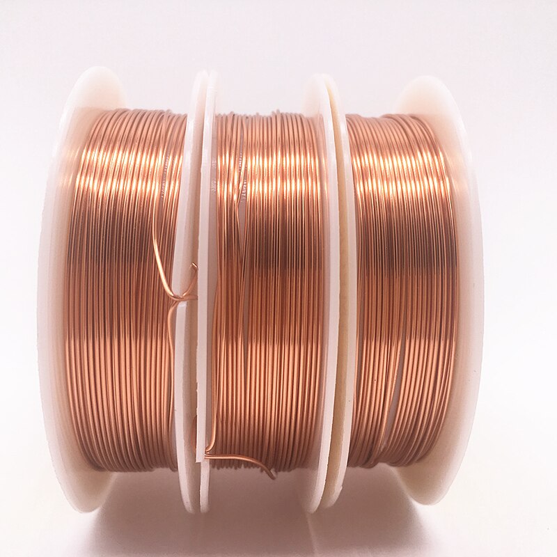 0.25/0.3/0.4/0.5/0.6/0.7/0.8/1Mm Koper Harde Draad Twist draad Vorm Koperdraad Kronkelende Armband Oorbel Accessoires Materiaal
