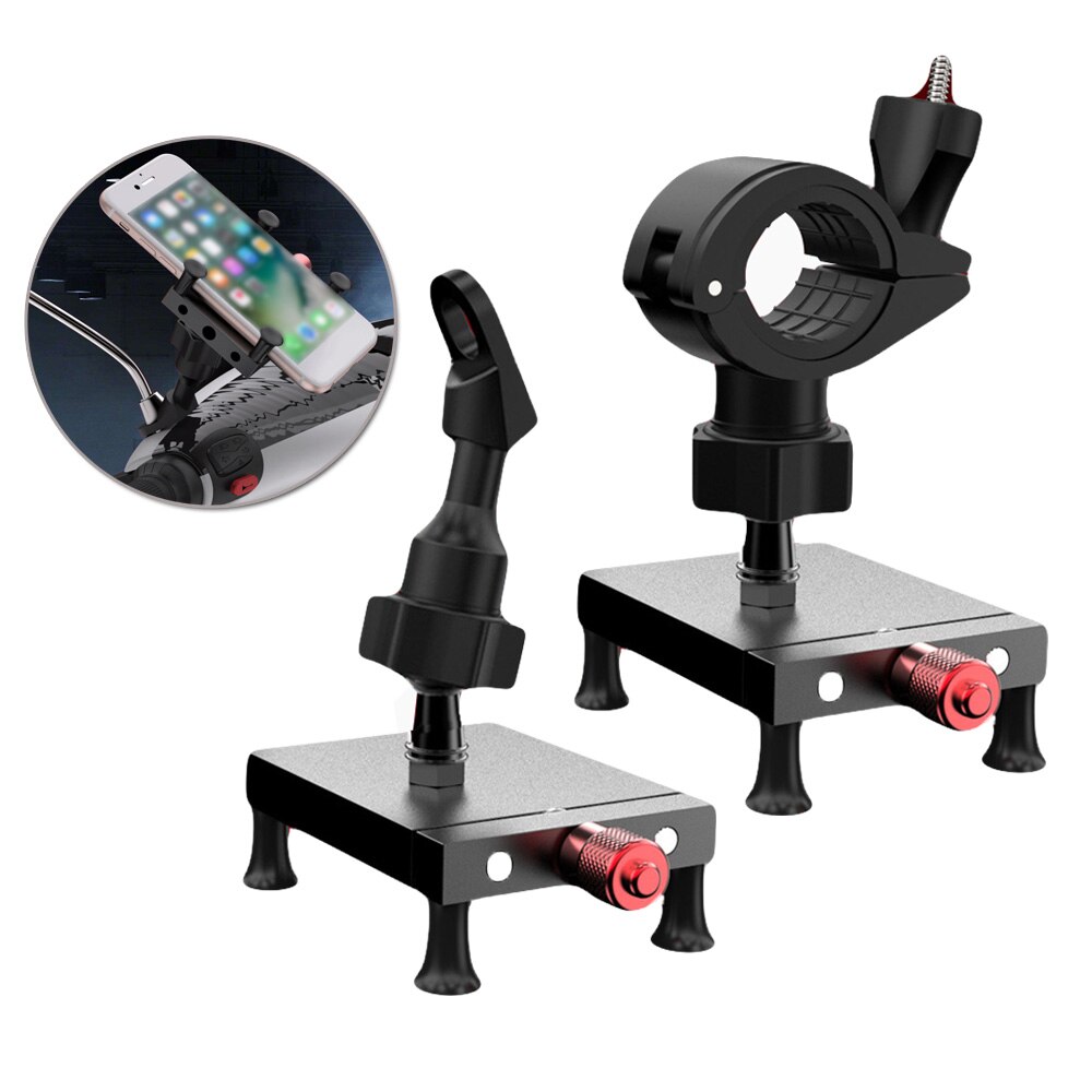 Motorcycle Cell Phone Holder Metal Durable Top