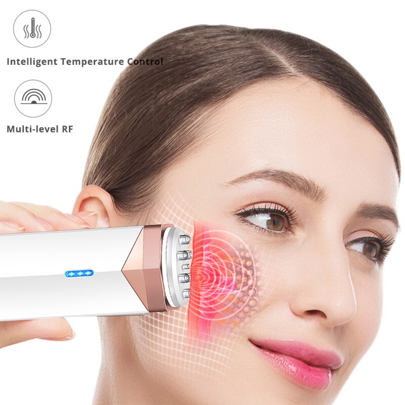 Facial Rf Radio Frequentie Lifting Machine Massager Rood Licht Therapie Gezicht Lift Rimpel Verwijderen Huidverstrakking Schoonheid Apparaten