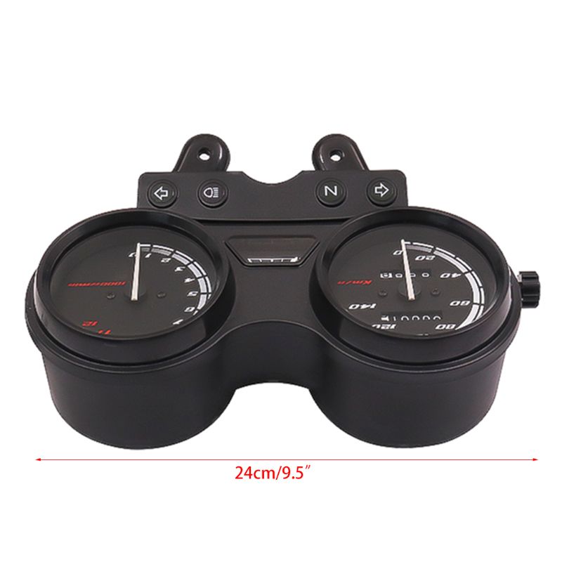 Motorcycle Odometer, Motorcycle Motorbike 12000RPM LCD Odometer Speedometer for YBR 125