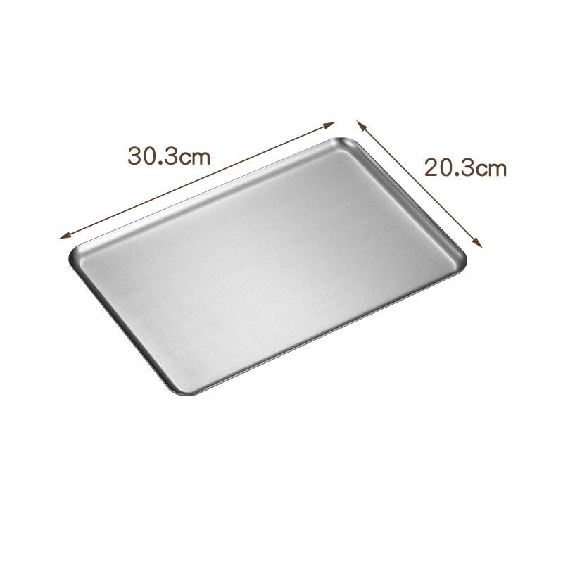 Silber Gold Edelstahl Servierteller Restaurant BBQ Spieße Sushi Tablett Großes flaches Tablett Lebensmittelaufbewahrungsplatten für sterben Küche: verrotten