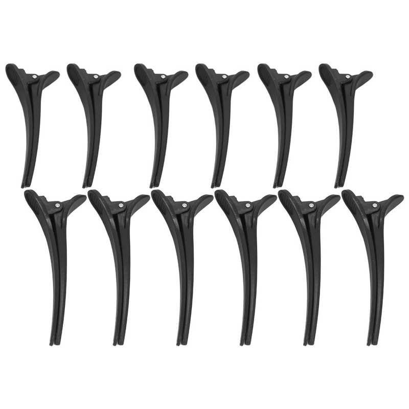 Pinza para el pelo relajante , herramienta para el pelo de pico de pato mate, Clip para salón de peluquería, pinzas de corte, herramienta de peinado