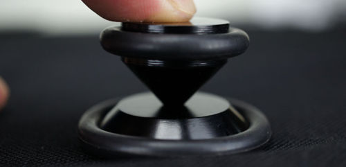Nobsound 4 stuks zilveren aluminium veerluidsprekers spikes isolatiestandaard voor HiFi-versterkers