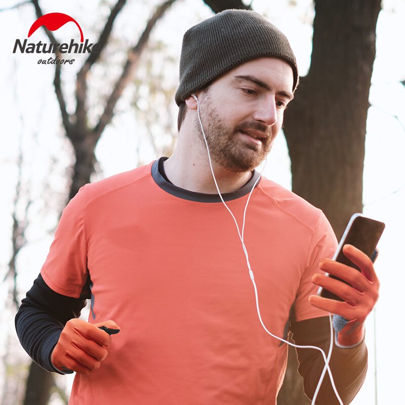 Naturehike Outdoor Touch Screen Non-Slip Breathable Full Finger Gloves Rock Climbing Hiking Camholic Sunscreen Anti-UV Car Glove