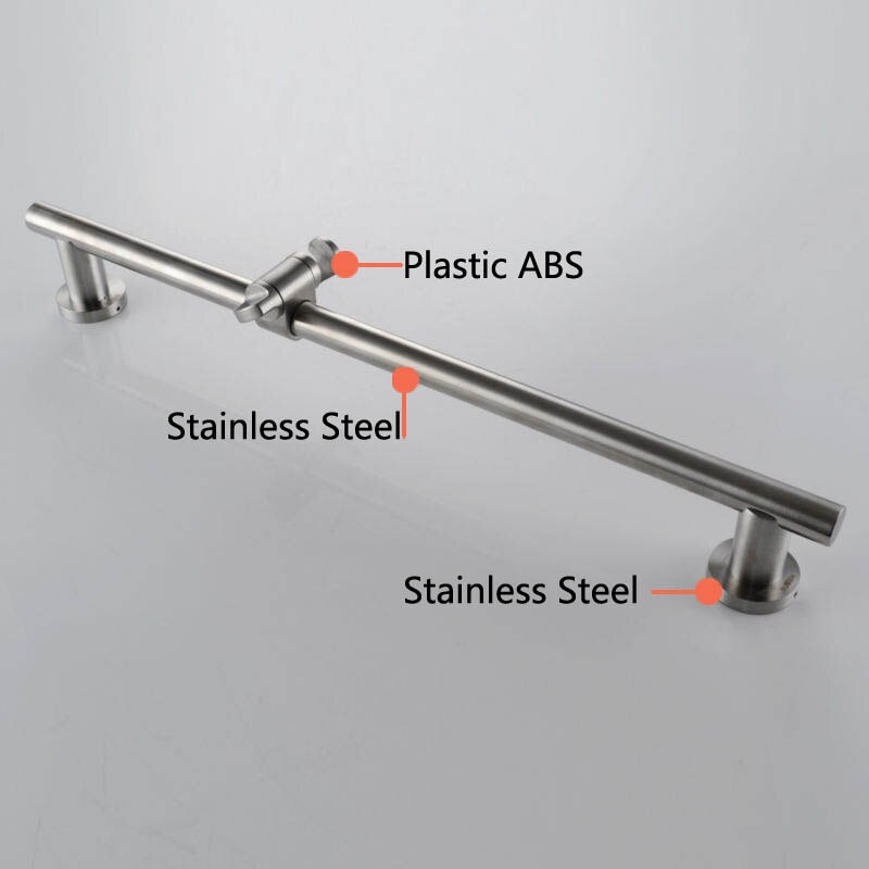 Three Function Hand Shower Head with Adjustable Slide Bar, Brushed SUS304 Stainless Steel Color LYTZ068