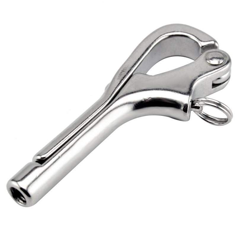 4 Inch Openable Hooks Shackle Stainless Steel Quick Release Handrail Guardrails