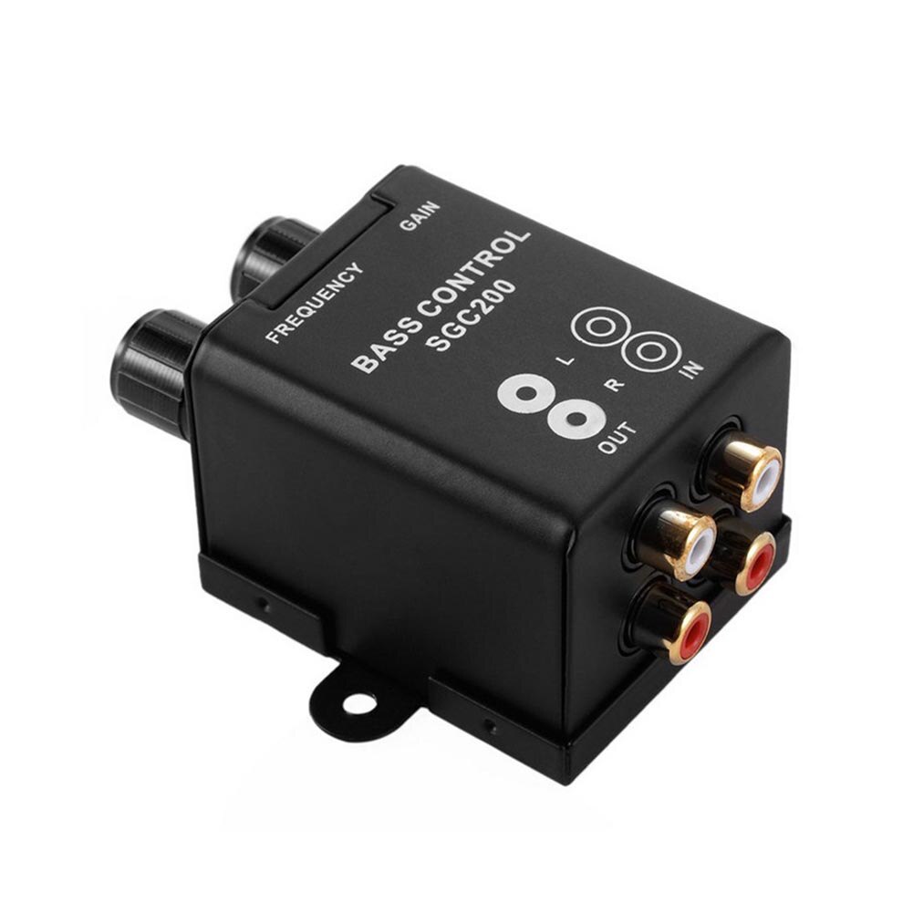 Égaliseur automatique facile à utiliser, contrôleur de basse à distance, Audio de voiture , amplificateur universel, Subwoofer, bouton de régulation de Volume