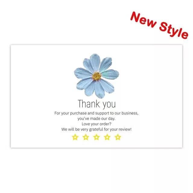 10-30pcs Thank You for Supporting My Small Business Cards Customer Thank You for your order Card Greeting Cardstock for party