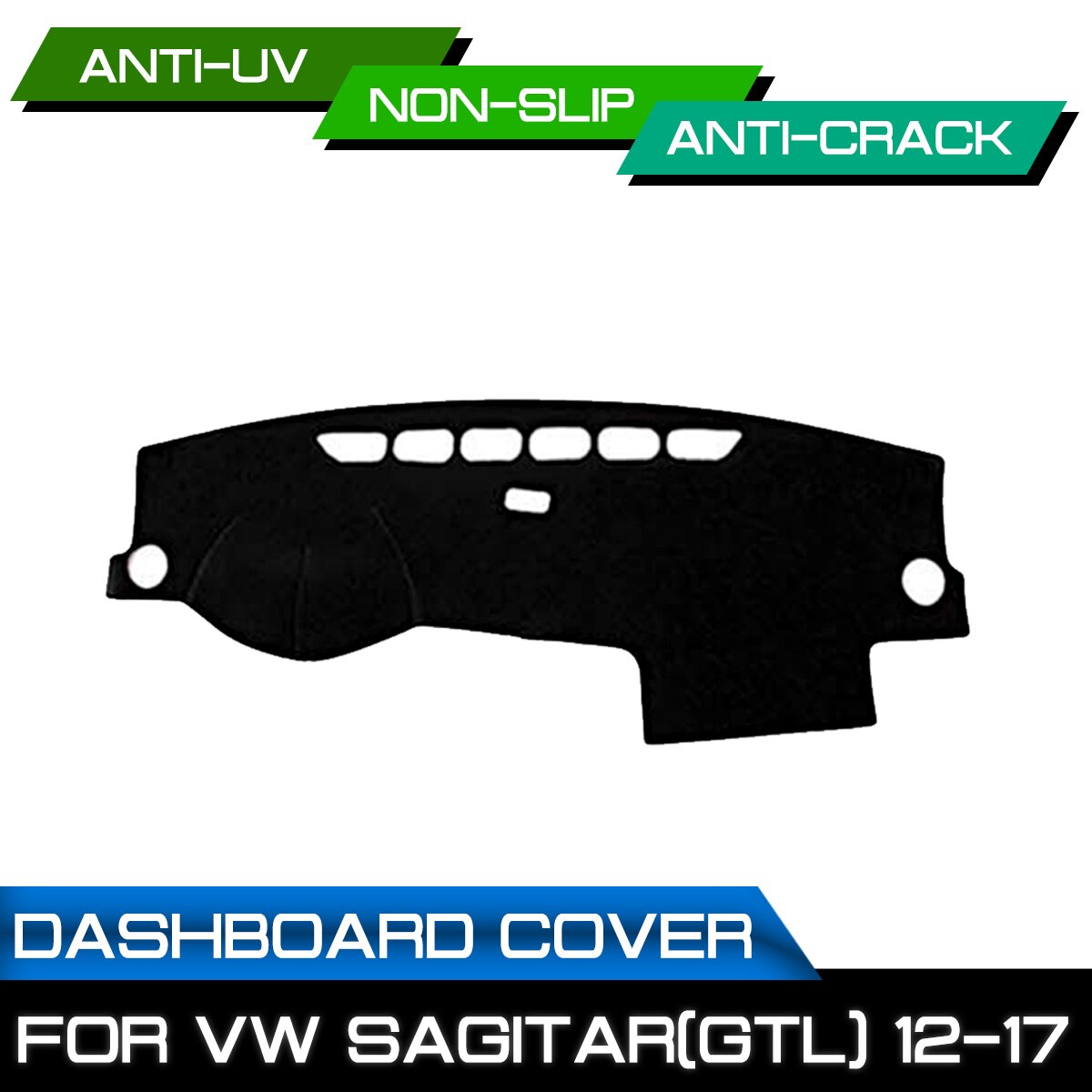 Auto Dashboard Mat Voor Volkswagen Sagitar Gtl Anti-Vuile Antislip Dash cover Mat Uv-bescherming Schaduw