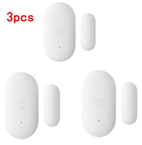 Xiaomi mijia Smart Home Kits Gateway Door Window Sensor Human Body Sensor Wireless Switch Humidity Zigbee Socket MI Version: 3xmijia door sensor