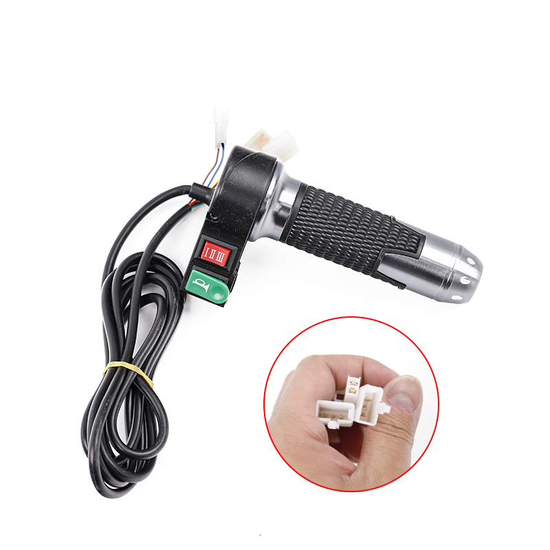 Electric Bicycle/Scooter/Motorcycle Aluminum Alloy Rolling Handle Set Speed Gas Handle/Throttle/Accelerator: green