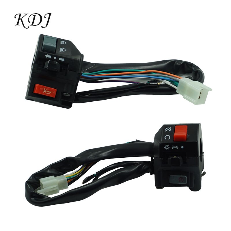 Universal Multi-function Motorcycle Handlebar Control Switches Motocross ATV Off-road Dirt Pit Bike Scooter Motorbike Switch