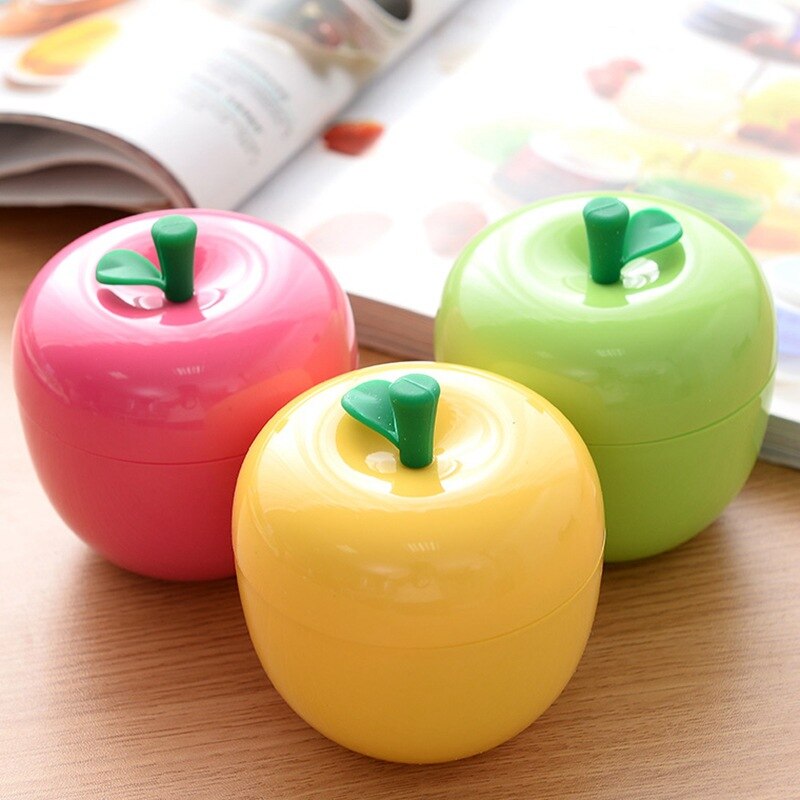 10 Stuks Fruit Vork Fruit Mini Plastic Kids Fruit Stok Apple Doos Menselijk Vormige Lachend Gezicht Voedsel Lunchbox Accessoires