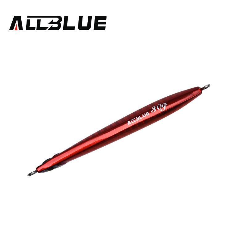 Allblue Drager Super Slanke Ssz Metalen Casting Jig 20G 30G Shore Slepen Cast Jigging Lepel Zink Vissen Lokken kunstmatige Aas Pakken
